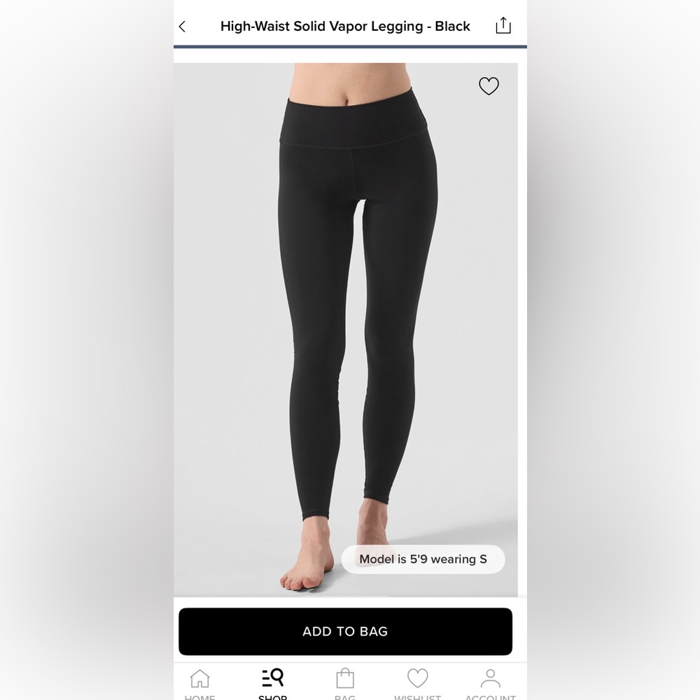 ALO Yoga Vapor Leggings